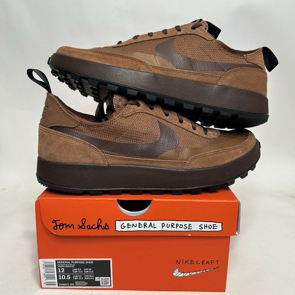 Nike Tom Sachs General Purpose Shoe - Brown and Dark Brown